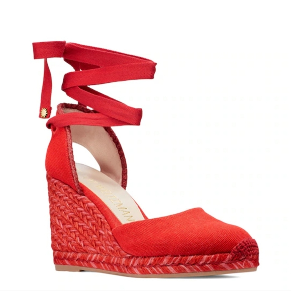 Authentic Stuart Weitzman espadrille wedges - Picture 10 of 15